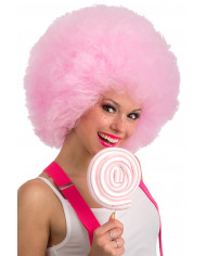 Afro Pink Wig In Polybag Diam. 40 Cm. Afro Pink Wig In Polybag Diam. 40 Cm.