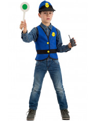 A policeman's set consisting of waistcoat, hat, radio and A policeman's set consisting of waistcoat, hat, radio and