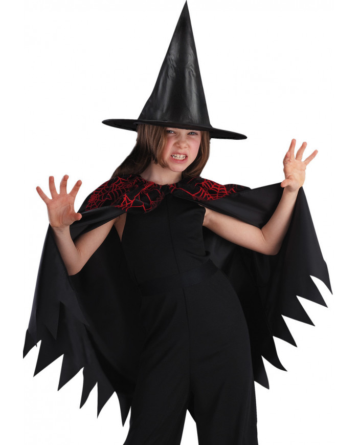 Witch Set In Polybag (Cape And Hat) Witch Set In Polybag (Cape And Hat)