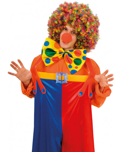 Clown-Fliege aus Stoff H. ca. 20x33 cm in Beutel mit Aufhänger Clown-Fliege aus Stoff H. ca. 20x33 cm in Beutel mit Aufhänger