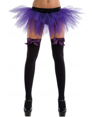 Una simpatica gonnellina in tulle viola, per una donna un po'