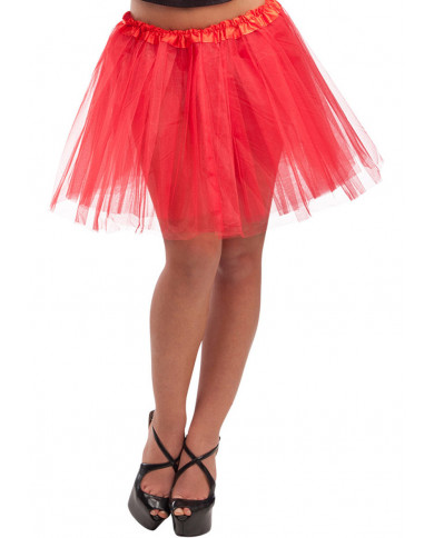Ballettrock rot L. ca. 38 cm Einheitsgröße in Beutel mit Aufhänger