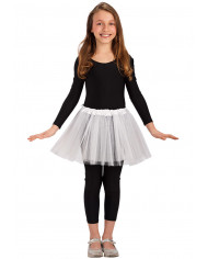 Gonna bianca in tulle taglia unica da bambina ideale per Gonna bianca in tulle taglia unica da bambina ideale per