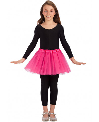 Ballettrock pink für Mädchen L. ca. 30 cm Einheitsgröße in Beutel mit