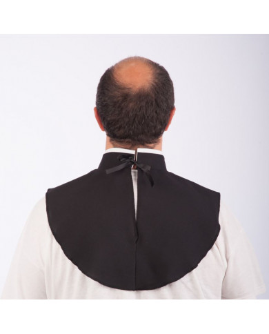 Ecclesiastical collar, the symbol that distinguishes the figure