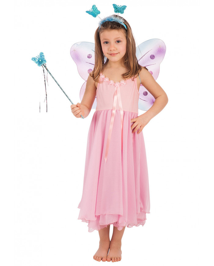 Butterfly Set (Wings Cm 35X42, Headband, Wand) In Pbh