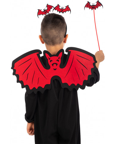 Red bat set for children consisting of wings h.cm.26x48 Red bat set for children consisting of wings h.cm.26x48