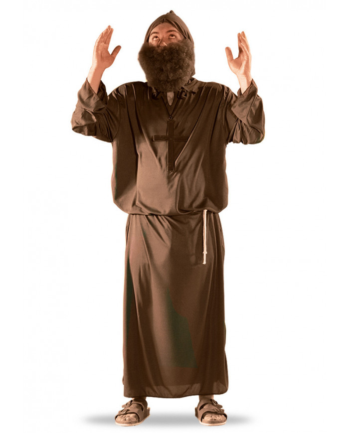 Monk Dress W/ Belt And Hood