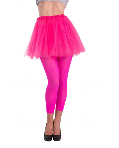 Fluo pink leggins, for a flashy look perfect at summer parties Fluo pink leggins, for a flashy look perfect at summer parties