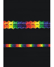 Festone in carta colorata, lunghezza mt.4, ideale per le tue