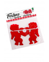 Festone a tema cupido in carta, dimensioni lungo mt.4 x cm.