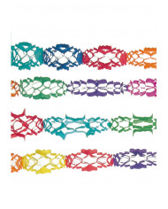 10 festoni in carta assortiti, lunghezza mt. 3 x cm. 14 x cm.