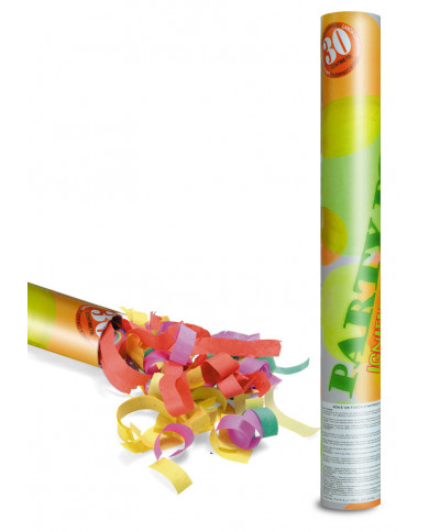 Tubo Spara Coriandoli Multicolore Arcobaleno- Idee Divertenti Carnevale e  Capodanno