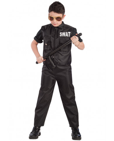 Costume polizia Swat - uomo tg. XL