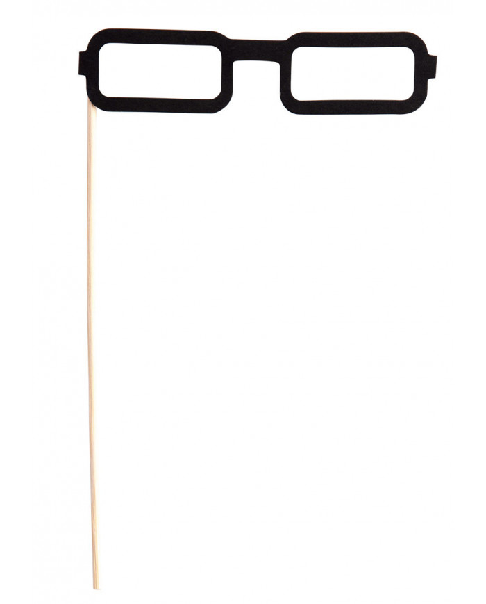 6 bâtons avec lunettes rectangulaires en papier cartonné dans une 6 bâtons avec lunettes rectangulaires en papier cartonné dans une