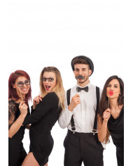 6 bâtons avec lunettes rectangulaires en papier cartonné dans une 6 bâtons avec lunettes rectangulaires en papier cartonné dans une