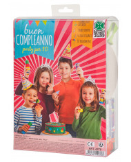 Birthday Party Set (5 Hats+5Party Popper+5 Streamers+10Balloons) In