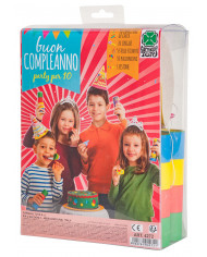 Birthday Party Set (10 Hats+5Streamers+1 Garland+10 Blowouts,20