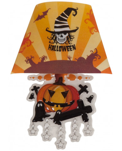 Lampe lumineuse adhésive avec citrouille (piles comprises), hauteur