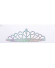 6 metallized silver crowns, perfect as a gadget at Birthday and 6 metallized silver crowns, perfect as a gadget at Birthday and