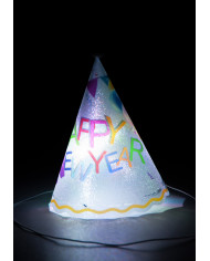 Lighting Mini Hat Happy New Year Cm 18 (Batt. Incl.) Lighting Mini Hat Happy New Year Cm 18 (Batt. Incl.)