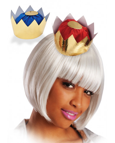 6 Metallic Crowns In Pbh, Assorted Colors