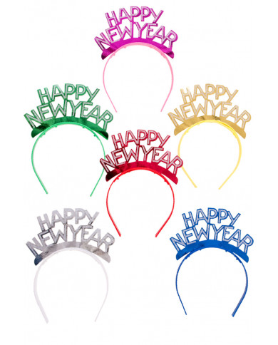 25 Headbands In Box, Assorted Colors