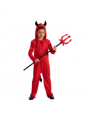 Devil costume for kid made up of a suit in stretch fabric with Devil costume for kid made up of a suit in stretch fabric with