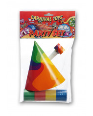Party Set (1 Streamer, 1 Hat, 1 Blowout) In Pbh