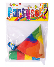 Party Set (1 Streamer, 1 Hat, 1 Blowout) In Pbh