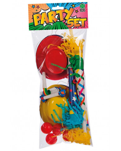 Ensemble de fête (5 nez, 5 chapeaux de fête, 5 trompettes, 5 langues