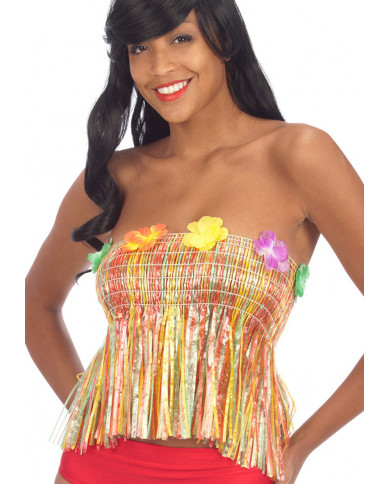 Top Hawaii elástico de unos 30 cm de alto talla única en bolsa con Top Hawaii elástico de unos 30 cm de alto talla única en bolsa con