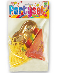 Party Set (1 Hat,1 Horn,1 Domino) In Pbh