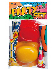 Party Set (4 Top Hats,4 Horns) In Pbh