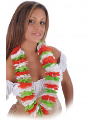 Collier Hawaï Italie avec carte d’en-tête