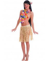 Natural Color Hawaii Skirt In Paper, Cm.45 In Pbh Natural Color Hawaii Skirt In Paper, Cm.45 In Pbh