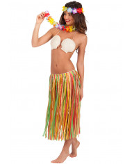 Set Hawaii (collar, cinta para la cabeza, falda de unos 70 cm de Set Hawaii (collar, cinta para la cabeza, falda de unos 70 cm de