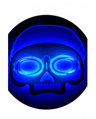 Plastic skeleton mask for children which glows in the dark, for
