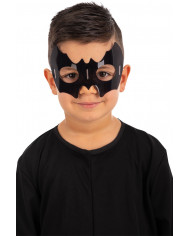 Maschera pipistrello in plastica fluorescente per bambino