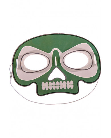 Maschera pipistrello in plastica fluorescente per bambino