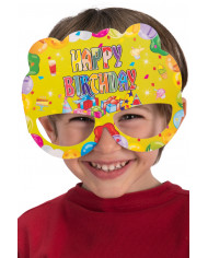 6 HAPPY BIRTHDAY paper masks, a colorful and cheerful gadget to 6 HAPPY BIRTHDAY paper masks, a colorful and cheerful gadget to