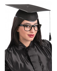 Graduated black hat in felt, to celebrate in the best way, one Graduated black hat in felt, to celebrate in the best way, one
