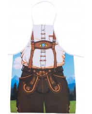 Bavarian apron for man, easy to fix thanks to the two laces. Bavarian apron for man, easy to fix thanks to the two laces.
