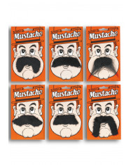 Moustaches W/Card, 6 Ass.Models Moustaches W/Card, 6 Ass.Models