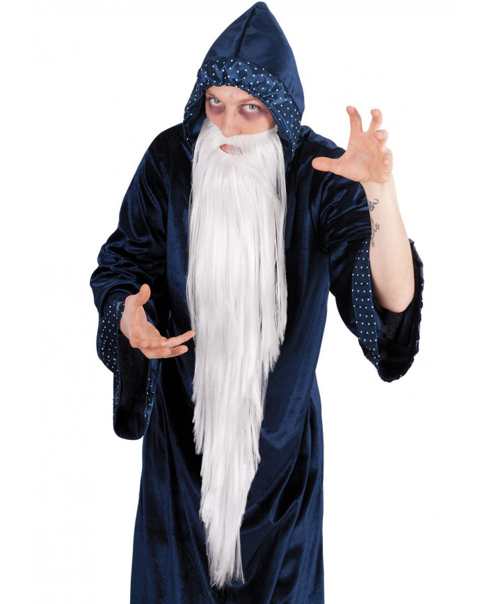 White Magician Beard In Polybag Length Cm.100