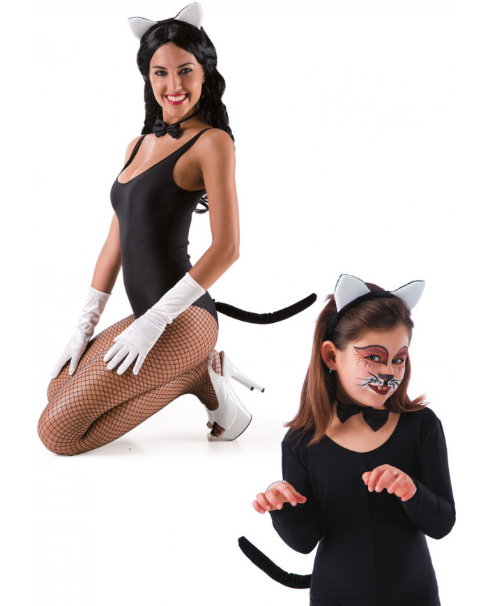 Cat Disguise Set (Headband W/Ears, Tails And Bow) In Pb W/Insert Card Cat Disguise Set (Headband W/Ears, Tails And Bow) In Pb W/Insert Card
