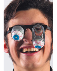 Brille mit Federaugen in Sichtverpackung Brille mit Federaugen in Sichtverpackung