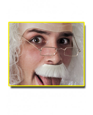 Brille aus Metall ohne Gläser auf Pappkarton Brille aus Metall ohne Gläser auf Pappkarton