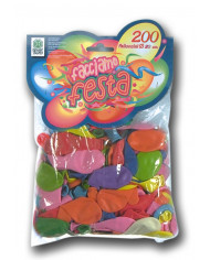 Confezione da 200 palloncini diametro cm.20 in colori Confezione da 200 palloncini diametro cm.20 in colori