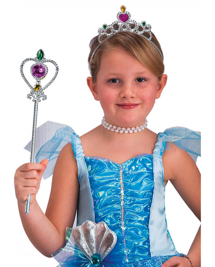 Silver Set Princess (Crown And Wand) In Pbh